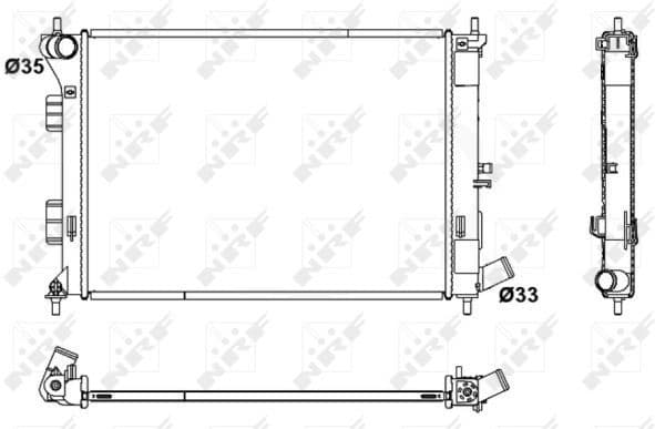 Radiator, engine cooling 53171 - image 2
