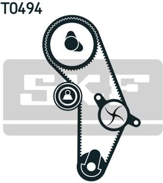 Timing Belt Kit VKMA 92401 - image 2