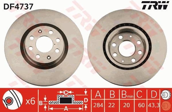 Brake Disc DF4737