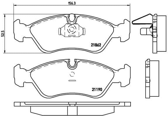 Brake Pad Set, disc brake PRIME LINE P59017