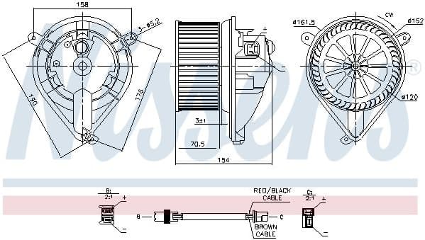 Interior Blower 87052