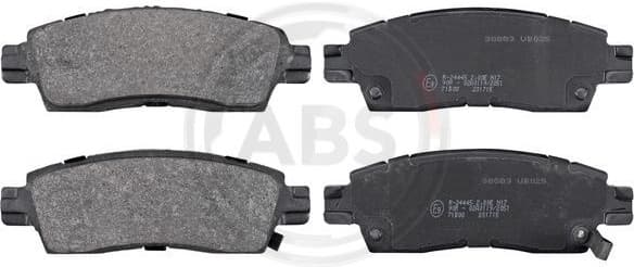 Brake Pad Set, disc brake 38883