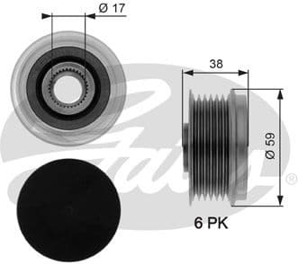 Alternator Freewheel Clutch DriveAlign™ OAP7039