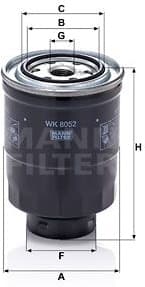 Fuel Filter WK8052Z