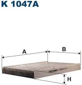 Filter, cabin air K1047A