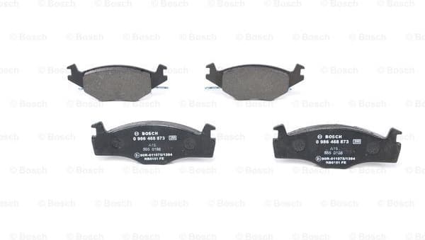 Brake Pad Set, disc brake 0986468873 - image 3