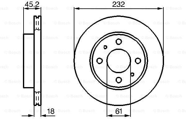 Brake Disc 0986478650