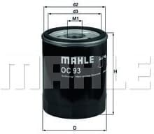 Filter oil OC93 - image 2