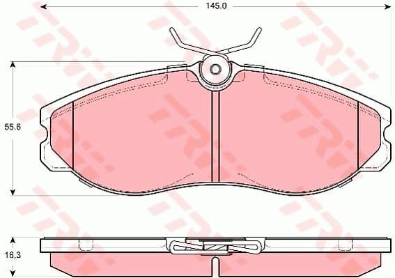 Brake Pad Set, disc brake GDB3313