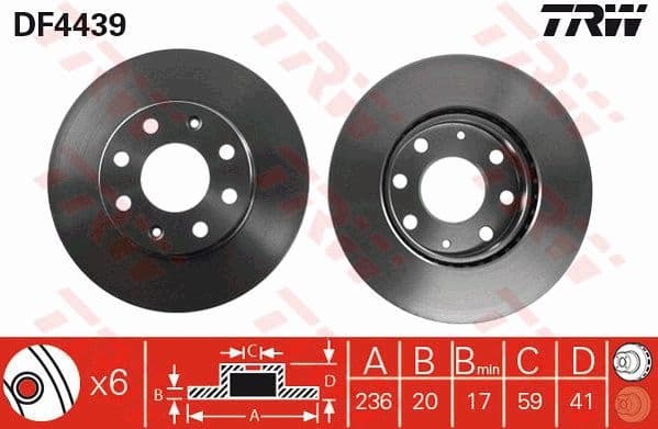 Brake Disc DF4439