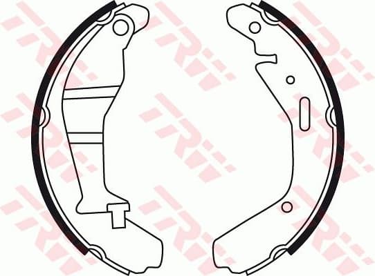 Brake Shoe Set GS8724 - image 2