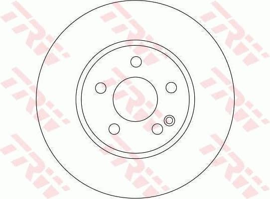 Brake discs kit front (2pcs), Top Quality DF4373 - image 3