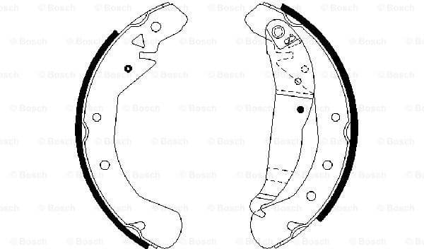 Brake Shoe Set 0986487658
