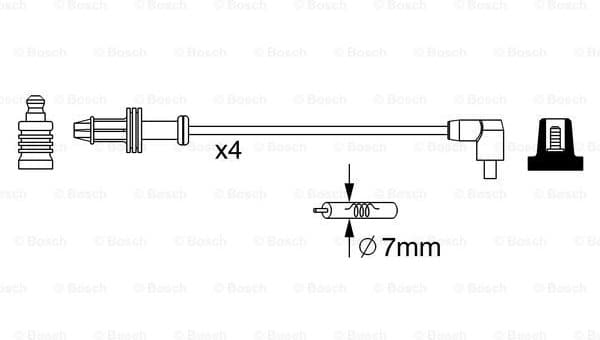 Ignition Cable Kit 0986357240 - image 5