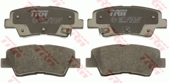 Brake Pad Set, disc brake COTEC GDB3537 - image 2