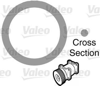 Gasket, coolant pipe 509154