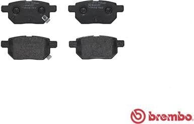 Brake pads rear, Top Quality P83133 - image 2
