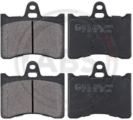 Brake Pad Set, disc brake A.B.S. 36110