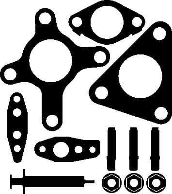 Turbocharger mounting kit 728.530