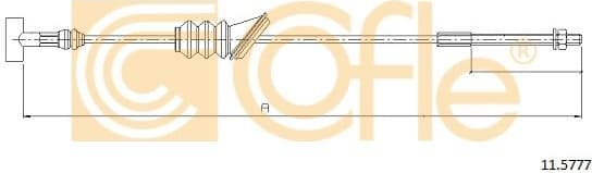 Cable Pull, parking brake 11.5777