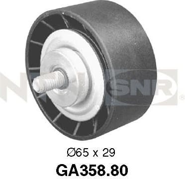 Deflection/Guide Pulley, V-ribbed belt GA358.80