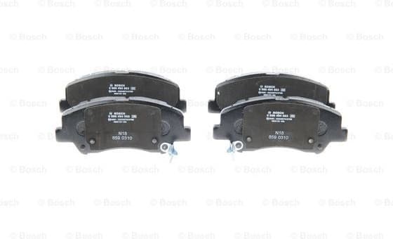 Brake Pad Set, disc brake 0986494563 - image 2