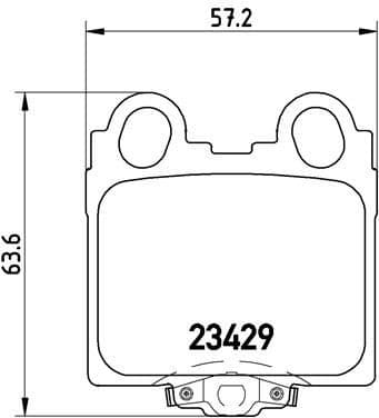 Brake Pad Set, disc brake PRIME LINE P83045