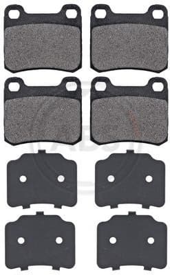 Brake Pad Set, disc brake 36498