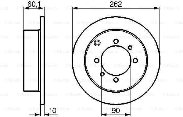 Brake Disc 0986478655