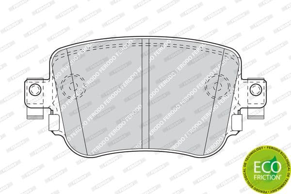 Brake pads rear, Top Quality FDB4485 - image 3