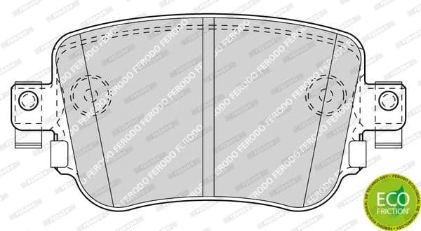 Brake pads rear, Top Quality FDB4485 - image 2