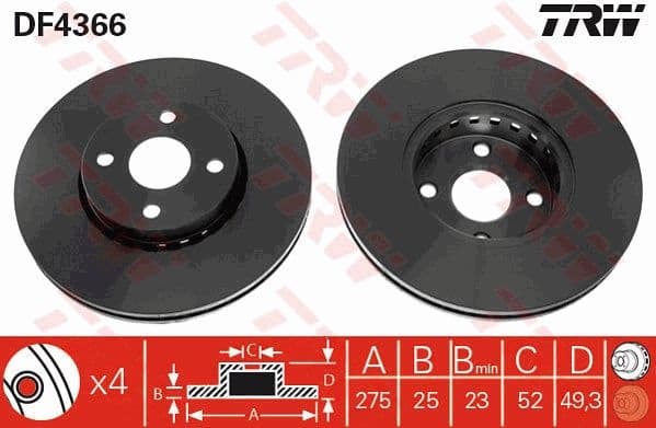 Brake Disc DF4366