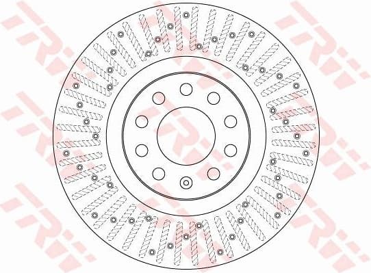 Brake Disc TRW SINGLE DF6189S