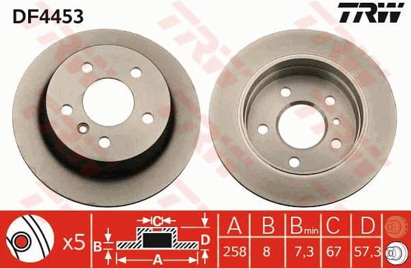 Brake Disc DF4453
