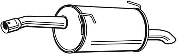 Rear Muffler 23161