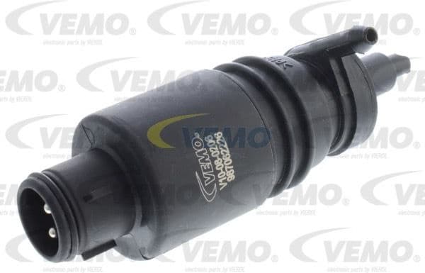 Washer Fluid Pump, window cleaning Green Mobility Parts V10-08-0206