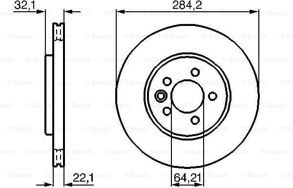 Brake Disc 0986478314
