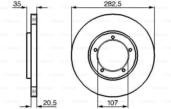 Brake Disc 0986478097 - image 4