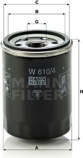 Oil Filter W610/4