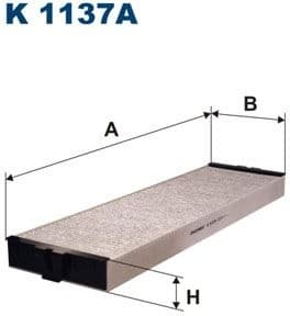 Filter, cabin air K1137A