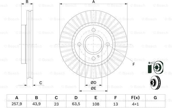 Brake Disc 0986479566 - image 5