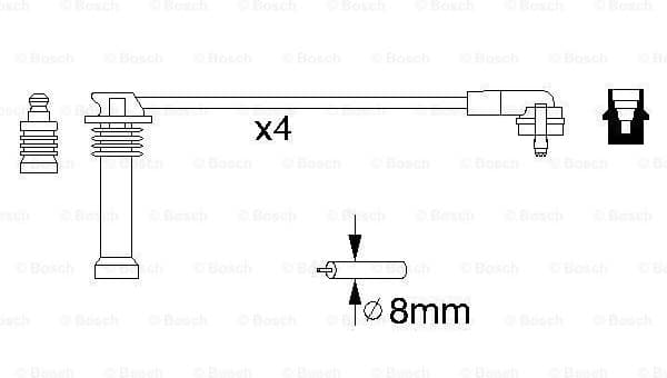 Ignition Cable Kit 0986356805 - image 5
