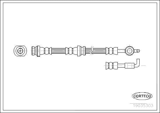 Brake Hose 19035303 - image 2