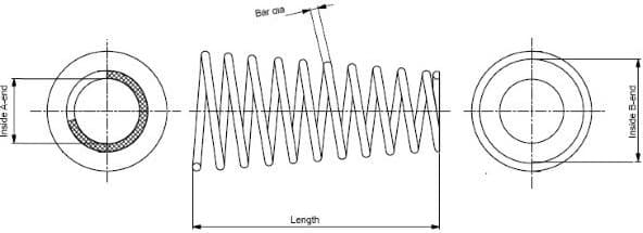 Suspension Spring MONROE SPRINGS SP1372