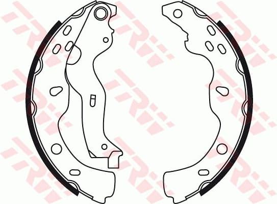 Brake Shoe Set GS8743 - image 2