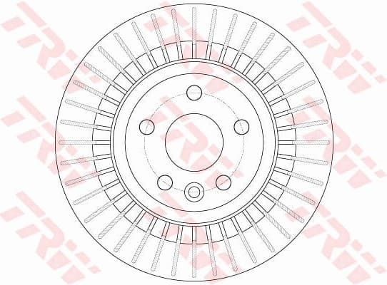 Brake discs kit rear, (2pcs), Top Quality DF6308 - image 3