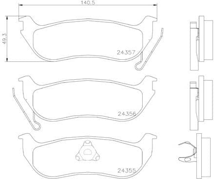 Brake Pad Set, disc brake PRIME LINE P37009