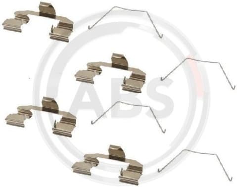 Accessory Kit, disc brake pad 1607Q