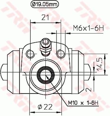Wheel Brake Cylinder BWD113 - image 2