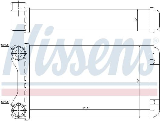 Heat Exchanger, interior heating ** FIRST FIT ** 70226